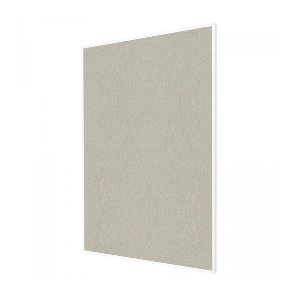 Oyster Shell | Portrait FORBO Bulletin Board with Minimalist Frame