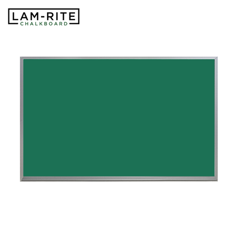 Satin Aluminum Frame | Landscape Green Lam-Rite Chalkboard