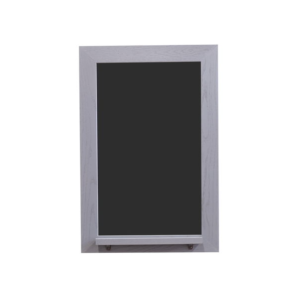 Smoked Gray Wood Frame | Spring Street | Black Lam-Rite Chalkboard | Tray