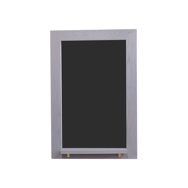 Smoked Gray Wood Frame | Spring Street | Black Lam-Rite Chalkboard | Tray