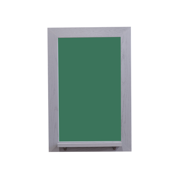 Smoked Gray Wood Frame | Spring Street | Green Lam-Rite Chalkboard | Tray