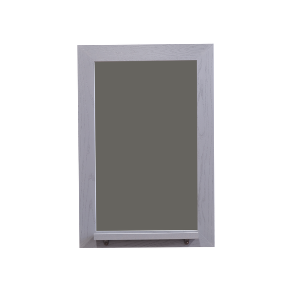 Smoked Gray Wood Frame | Spring Street | Slate Gray Lam-Rite Chalkboard | Tray