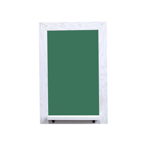 White Oak Wood Frame | Spring Street | Green Ceramic Steel Chalkboard | Tray