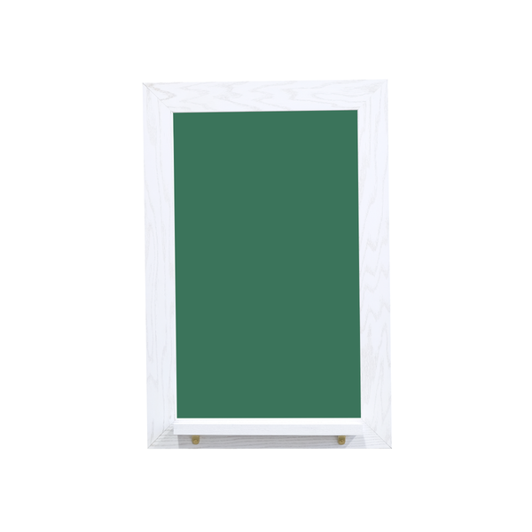 White Oak Wood Frame | Spring Street | Green Ceramic Steel Chalkboard | Tray