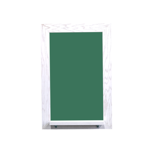 White Oak Wood Frame | Spring Street | Green Ceramic Steel Chalkboard | Tray