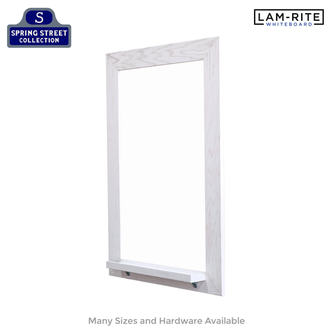 White Oak Wood Frame | Spring Street | Lam-Rite Whiteboard | Tray