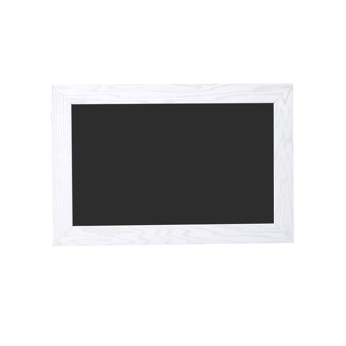 White Oak Wood Frame | Spring Street | Black Ceramic Steel Chalkboard | Without Tray