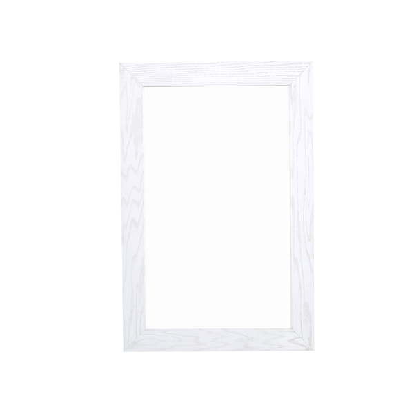 White Oak Wood Frame | Spring Street | Ceramic Steel Whiteboard | Without Tray