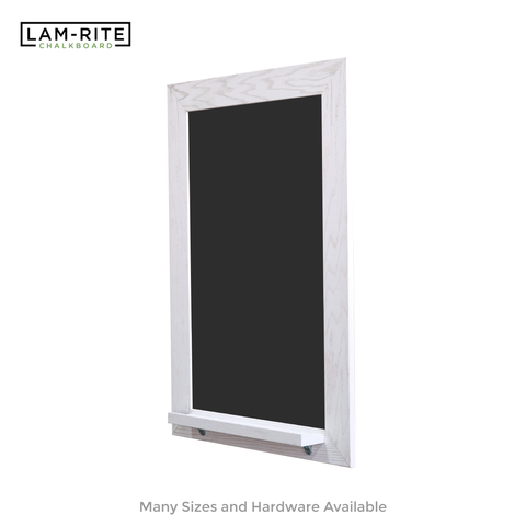 White Oak Wood Frame | Spring Street | Black Lam-Rite Chalkboard | Tray