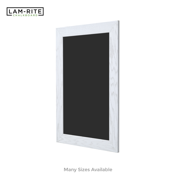 White Oak Wood Frame | Spring Street | Black Lam-Rite Chalkboard | Without Tray