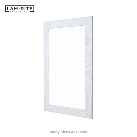 White Oak Wood Frame | Spring Street | Lam-Rite Whiteboard | Without Tray