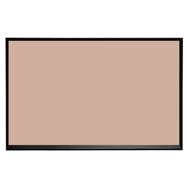 Ebony Aluminum Frame | Blush | Landscape Color-Rite Magnetic Whiteboard