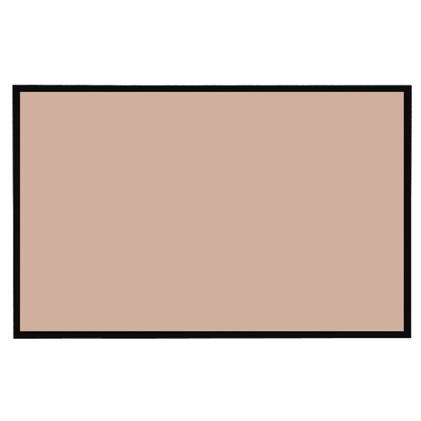 Ebony Aluminum Frame | Blush | Landscape Color-Rite Magnetic Whiteboard