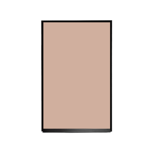 Ebony Aluminum Frame | Blush | Portrait Color-Rite Magnetic Whiteboard