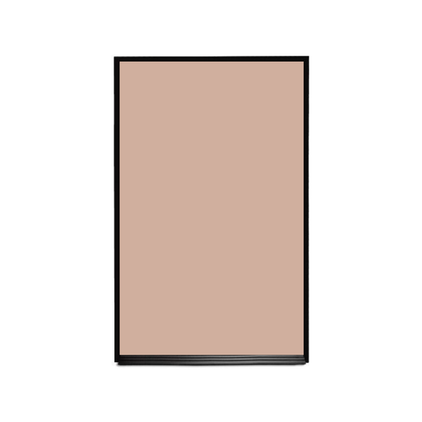 Ebony Aluminum Frame | Blush | Portrait Color-Rite Magnetic Whiteboard