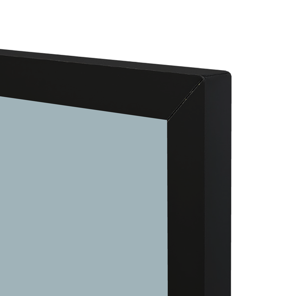 Ebony Aluminum Frame | Clearwater | Portrait Color-Rite Magnetic Whiteboard