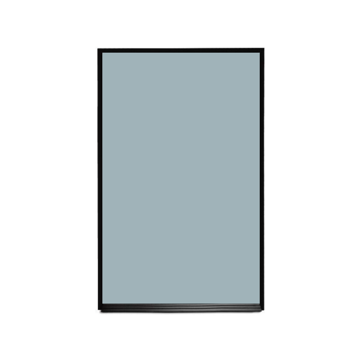 Ebony Aluminum Frame | Clearwater | Portrait Color-Rite Magnetic Whiteboard