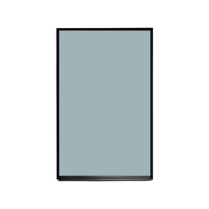 Ebony Aluminum Frame | Clearwater | Portrait Color-Rite Magnetic Whiteboard