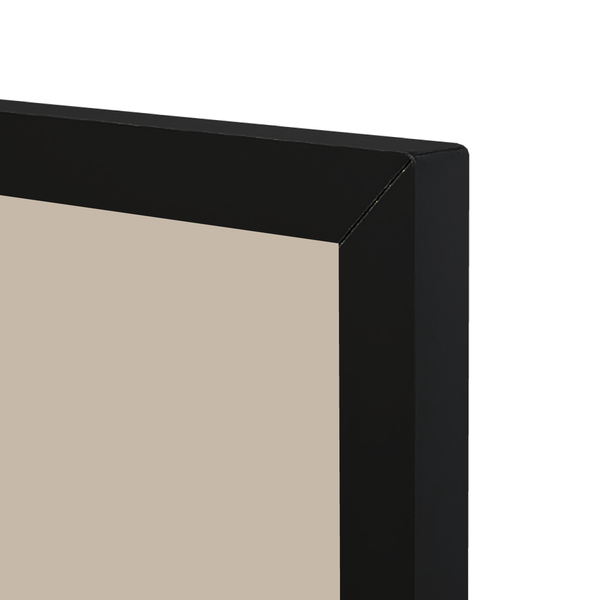 Ebony Aluminum Frame | Coastline | Portrait Color-Rite Magnetic Whiteboard