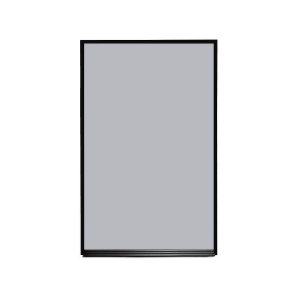 Ebony Aluminum Frame | Rain | Portrait Ceramic Steel Color-Rite Whiteboard