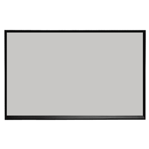 Ebony Aluminum Frame | Silver Star | Landscape Color-Rite Magnetic Whiteboard