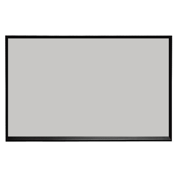 Ebony Aluminum Frame | Silver Star | Landscape Color-Rite Magnetic Whiteboard
