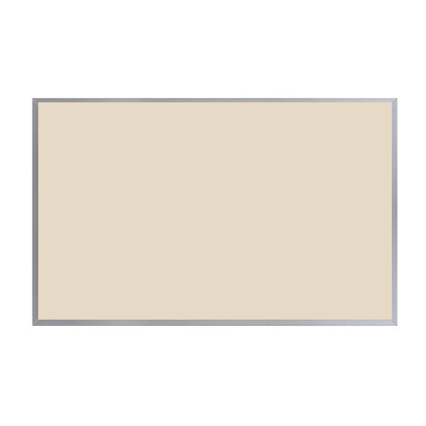Satin Aluminum Frame | Almond | Landscape Color-Rite Magnetic Whiteboard
