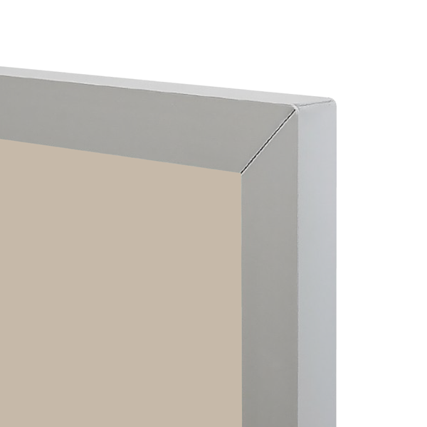 Satin Aluminum Frame | Coastline | Landscape Ceramic Steel Color-Rite Whiteboard