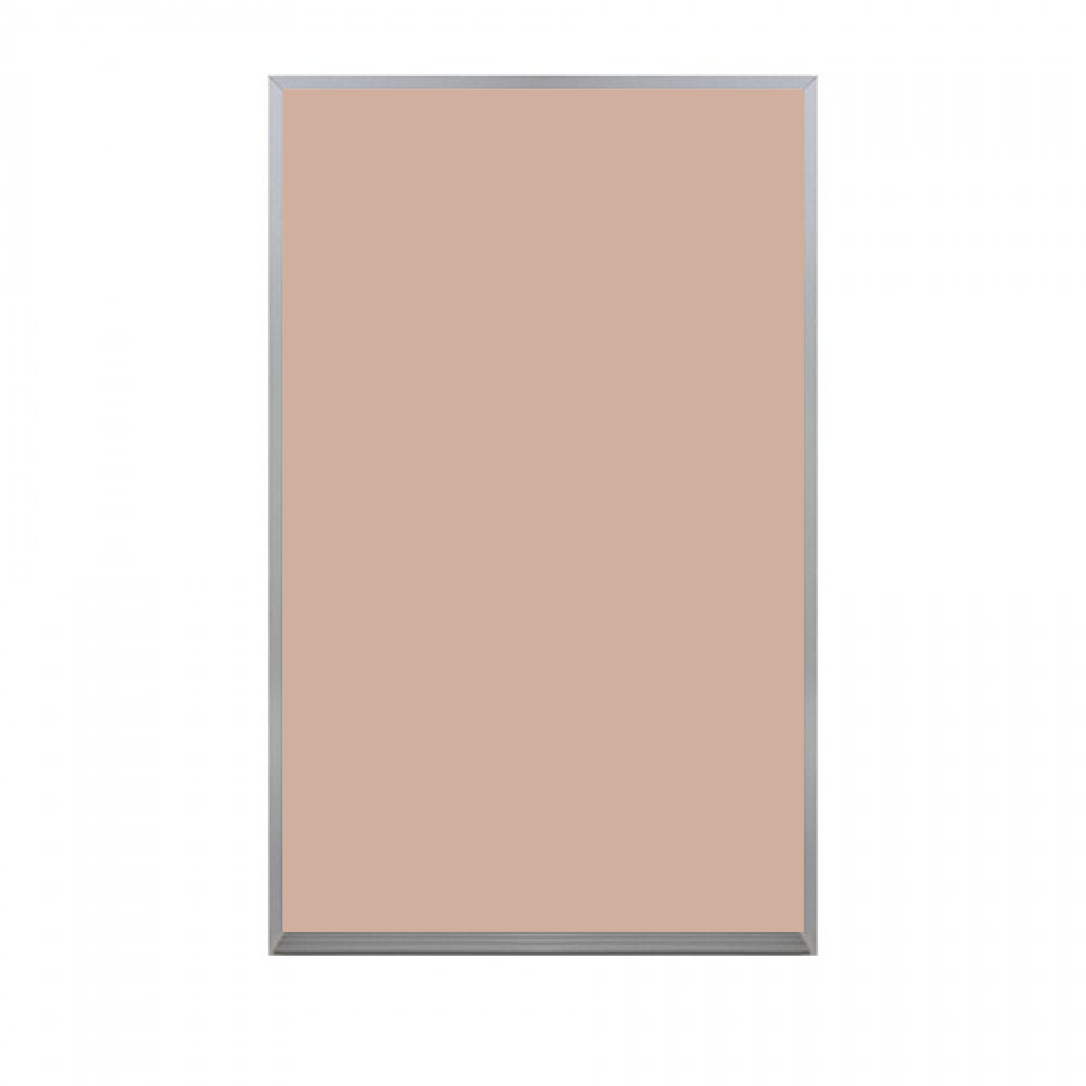 Satin Aluminum Frame | Blush | Portrait Color-Rite Magnetic Whiteboard