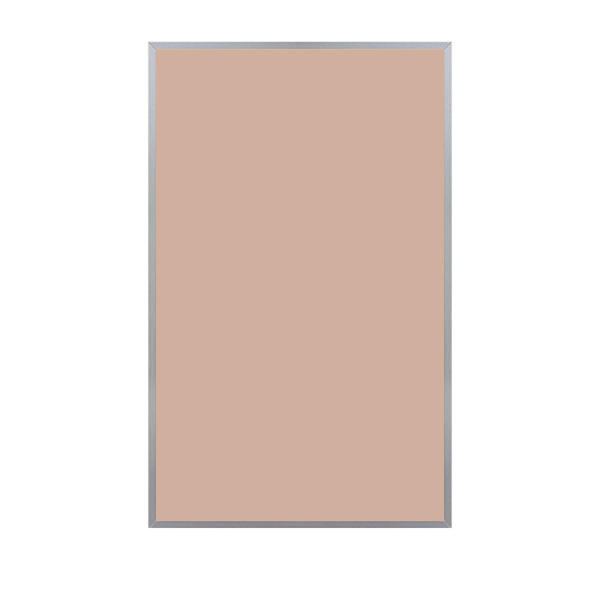 Satin Aluminum Frame | Blush | Portrait Color-Rite Magnetic Whiteboard