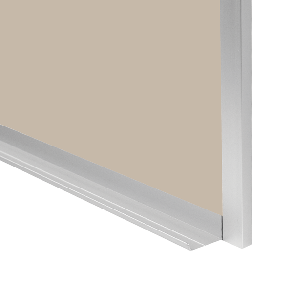 Satin Aluminum Frame | Coastline | Portrait Color-Rite Magnetic Whiteboard