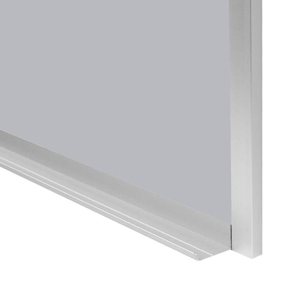 Satin Aluminum Frame | Rain | Portrait Color-Rite Magnetic Whiteboard