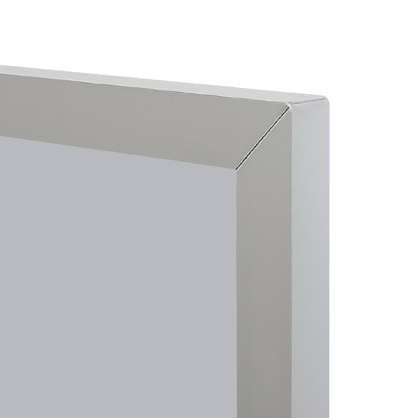 Satin Aluminum Frame | Rain | Landscape Color-Rite Magnetic Whiteboard