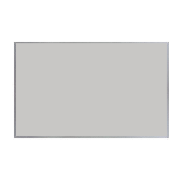 Satin Aluminum Frame | Silver Star | Landscape Color-Rite Magnetic Whiteboard