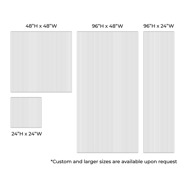 Acoustic Slat Wall Panels
