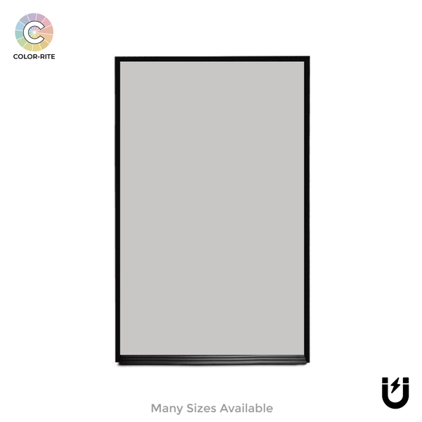 Ebony Aluminum Frame | Silver Star | Portrait Color-Rite Magnetic Whiteboard