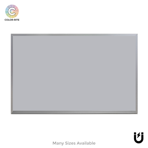 Satin Aluminum Frame | Rain | Landscape Color-Rite Magnetic Whiteboard