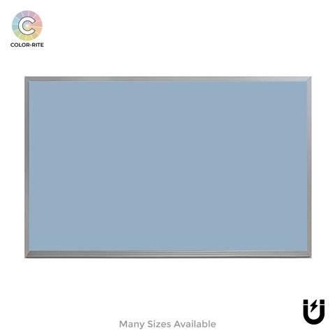 Satin Aluminum Frame | Twilight | Landscape Color-Rite Magnetic Whiteboard
