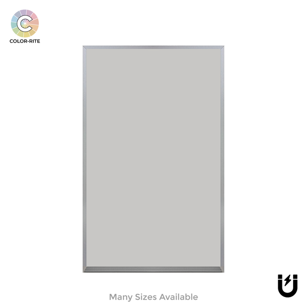 Satin Aluminum Frame | Silver Star | Portrait Color-Rite Whiteboard