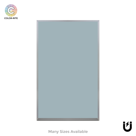 Satin Aluminum Frame | Clearwater | Portrait Color-Rite Magnetic Whiteboard