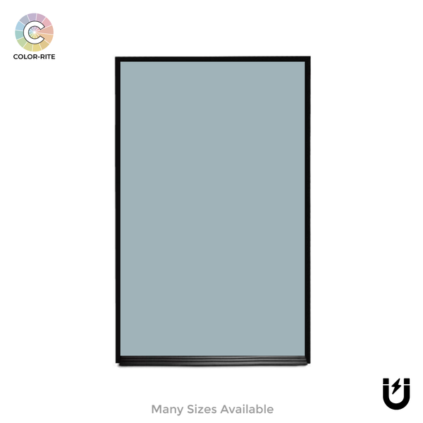 Ebony Aluminum Frame | Clearwater | Portrait Color-Rite Magnetic Whiteboard