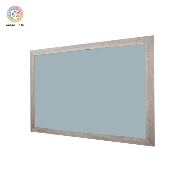 Barnwood Wood Frame | Clearwater | Landscape Color-Rite Non-Magnetic Whiteboard