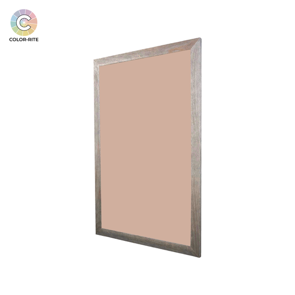 Barnwood Wood Frame | Blush | Portrait Color-Rite Non-Magnetic Whiteboard