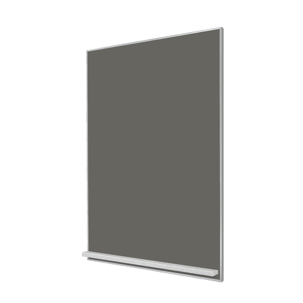 The Satin Minimalist Wood | Portrait Slate Gray Ceramic Steel Chalkboard