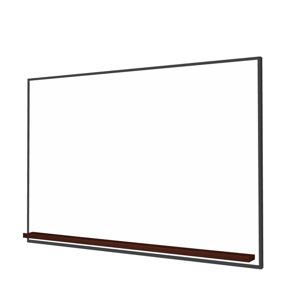 The Black Minimalist Wood | Landscape Ceramic Steel Whiteboard