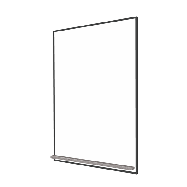 The Black Minimalist Wood | Portrait Ceramic Steel Whiteboard