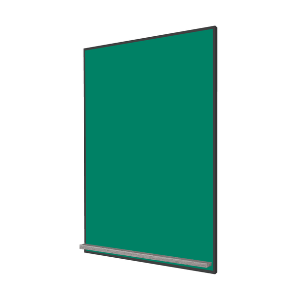 The Black Minimalist Wood | Portrait Green Ceramic Steel Chalkboard