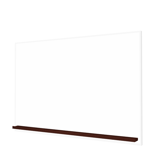 The White Minimalist Wood | Landscape Ceramic Steel Whiteboard