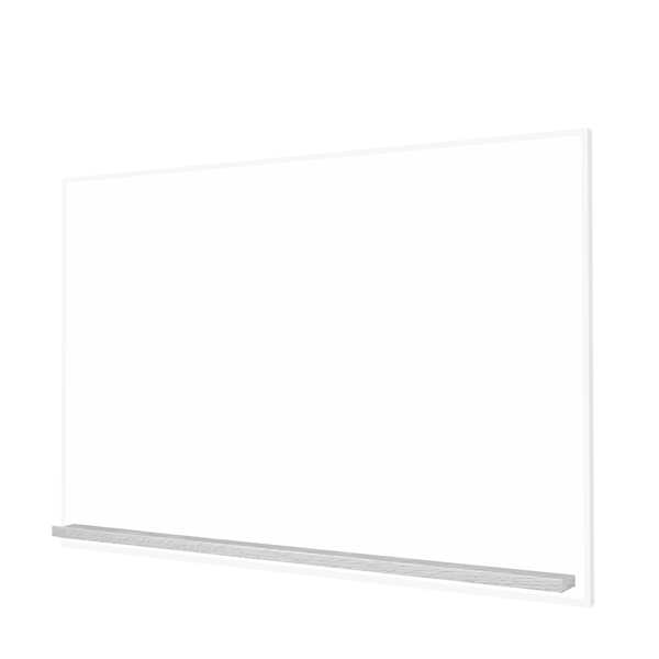 The White Minimalist Wood | Landscape Ceramic Steel Whiteboard