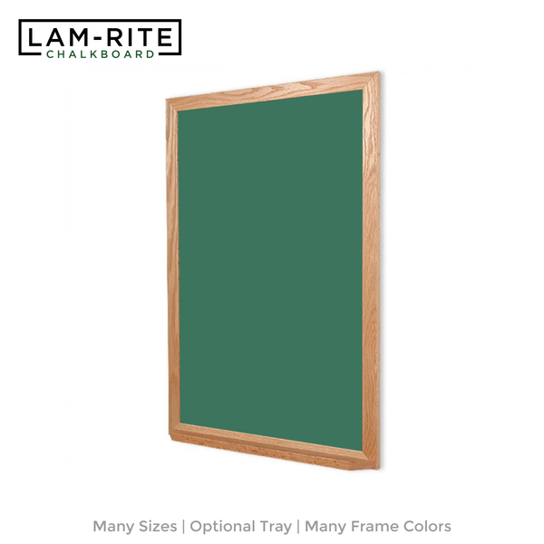 Wood Frame | Lam-Rite Portrait Green Chalkboard